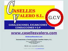 Tablet Screenshot of casellesvalero.com